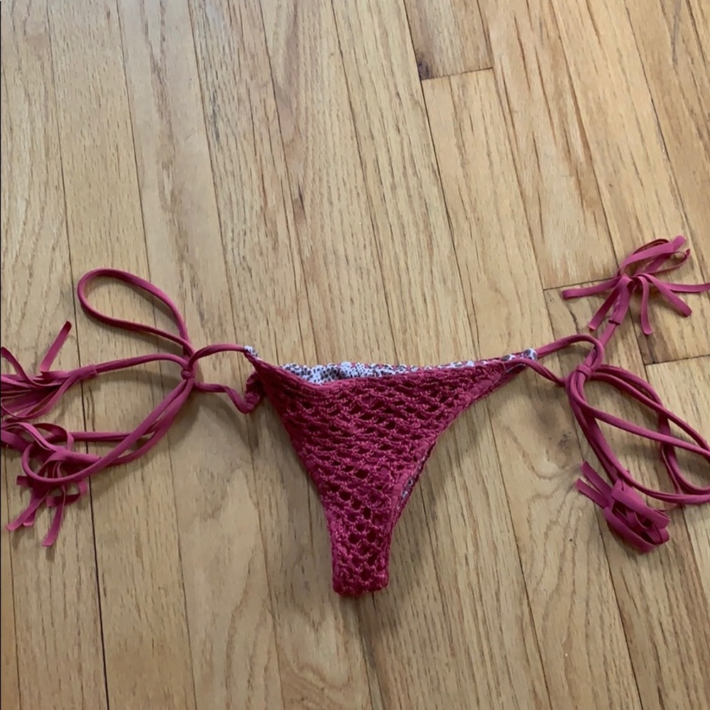 Acacia swim polihale crochet bikini bottom